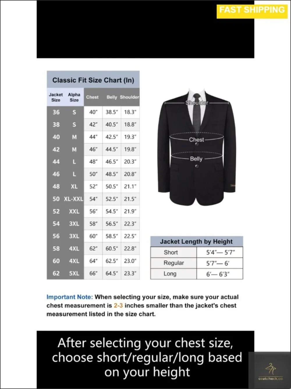 Classic Fit Stretch 2-Button Houndstooth Sport Coat Blazer